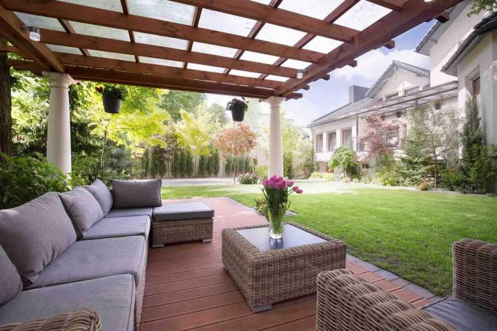 Extension de maison avec une véranda